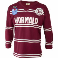 1987 Manly Warringah Sea Eagles Rugby Retro Jersey Shirt