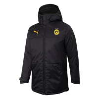 Borussia Dortmund Training Winter Long Jacket Black 2021/22 | MineJerseys