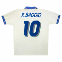 Italy R.Baggio #10 Retro Jersey Away Replica World Cup 1994