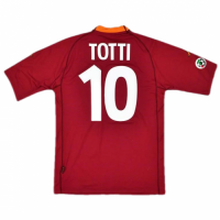 Roma Totti #10 Retro Jersey Home 2000/01