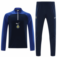 Al Nassr Zipper Sweatshirt Kit(Top+Pants) Navy 2023/24 | MineJerseys