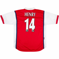 HENRY #14 Arsenal Retro Jersey Home 1998/99