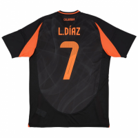 L.DÍAZ #7 Colombia Away Jersey Copa America 2024