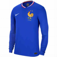 France Home Long Sleeve Jersey Euro 2024