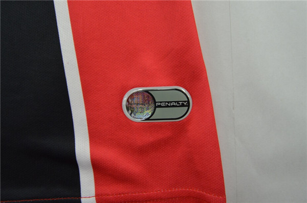 2015 Sao Paulo FC Away Red&Black Jersey Shirt