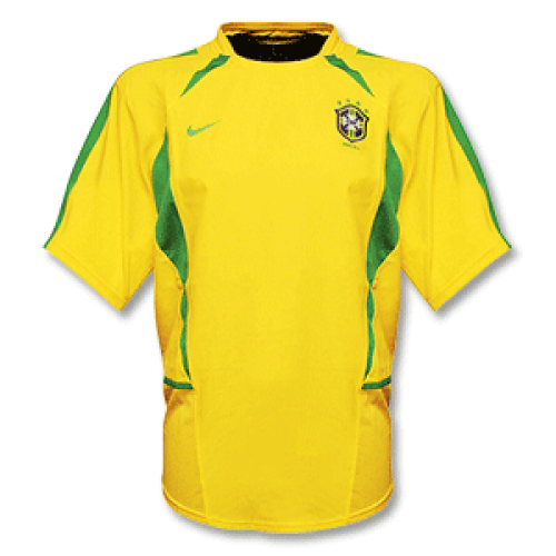 Brazil Retro Jersey Home World Cup 2002