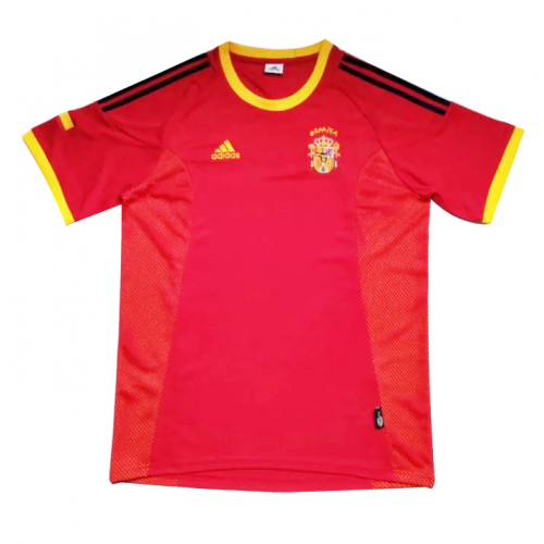 Retro Spain Home Jersey World Cup 2002