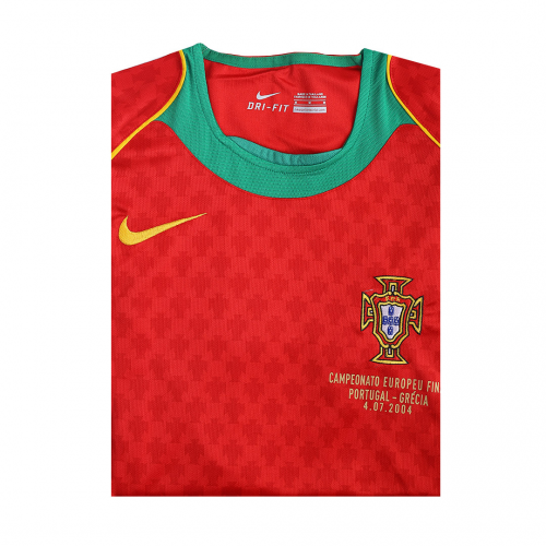 Retro Portugal Home Jersey Euro Cup Final 2004