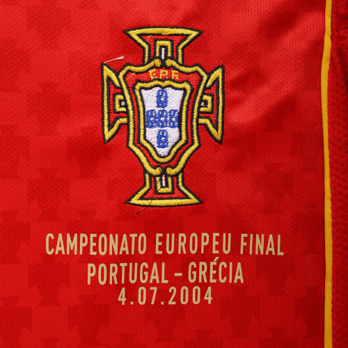 Retro Portugal Home Jersey Euro Cup Final 2004