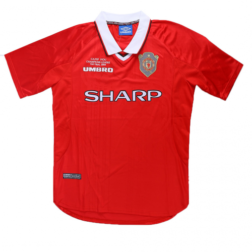 Manchester United UCL Final Retro Jersey Home 1999/00