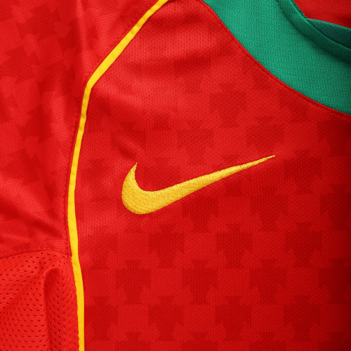 Retro Portugal Home Jersey Euro Cup Final 2004