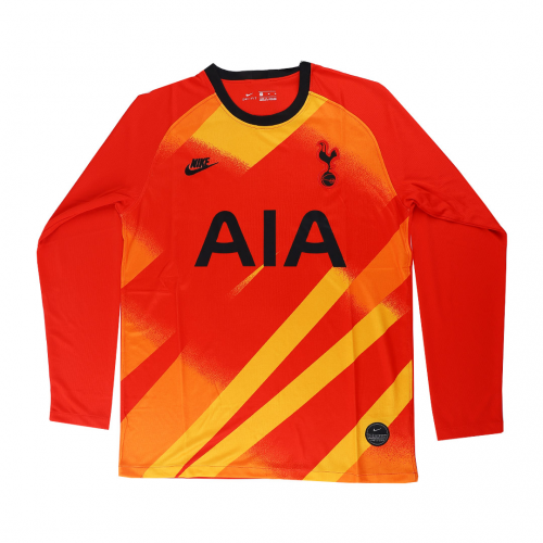 19/20 Tottenham Hotspur Goalkeeper Orange Long Sleeve Jerseys Shirt