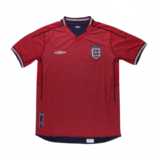 Retro England Away Jersey World Cup 2002