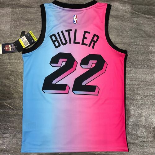 Nike Miami Heat Men's City Edition Swingman Jersey - Jimmy Butler - Pink