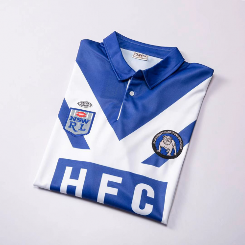 1985 Canterbury Bankstown Bulldogs Home Retro Rugby Jersey Shirt