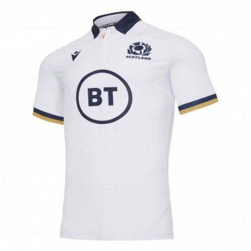 2021 Scotland Rugby Away White Jersey Shirt