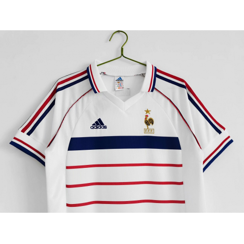 Retro France Away Jersey World Cup 1998