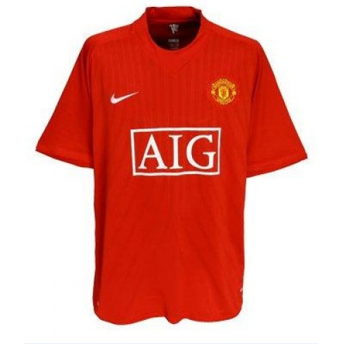 RONALDO #7 Retro Manchester United Home Jersey 2007/08