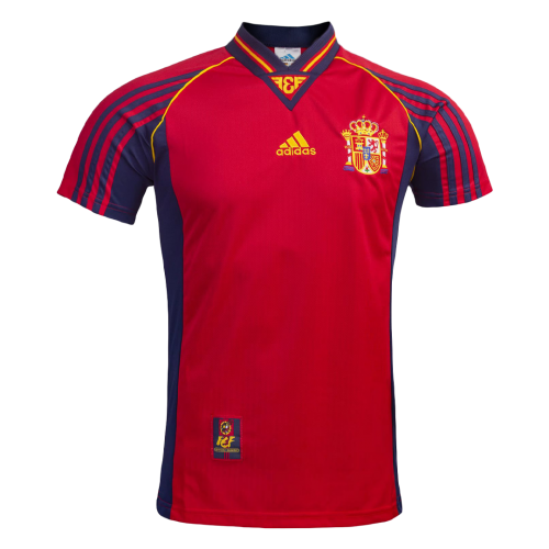 Retro Spain Home Jersey World Cup 1998