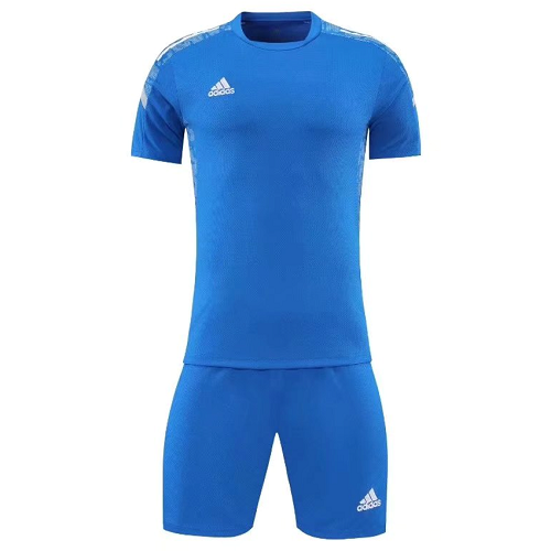 Customize Team Soccer Jersey Kit (Shirt+Short) Blue - 720