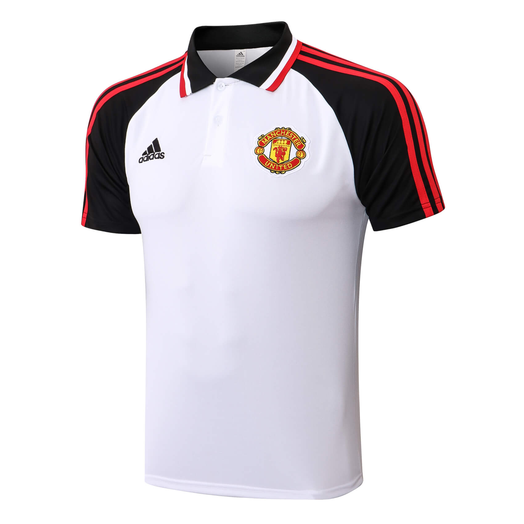 manchester united white polo shirt