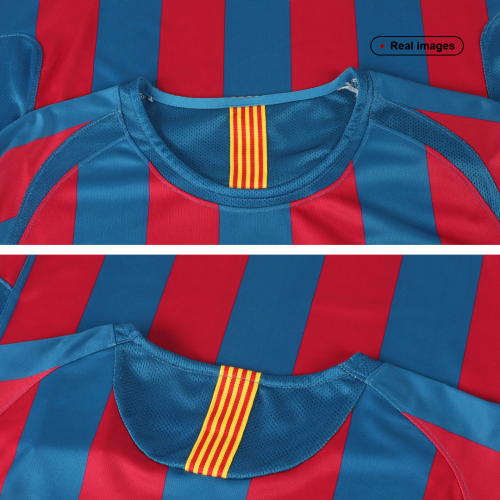 Barcelona Retro Long Sleeve Home Jersey 2005/06