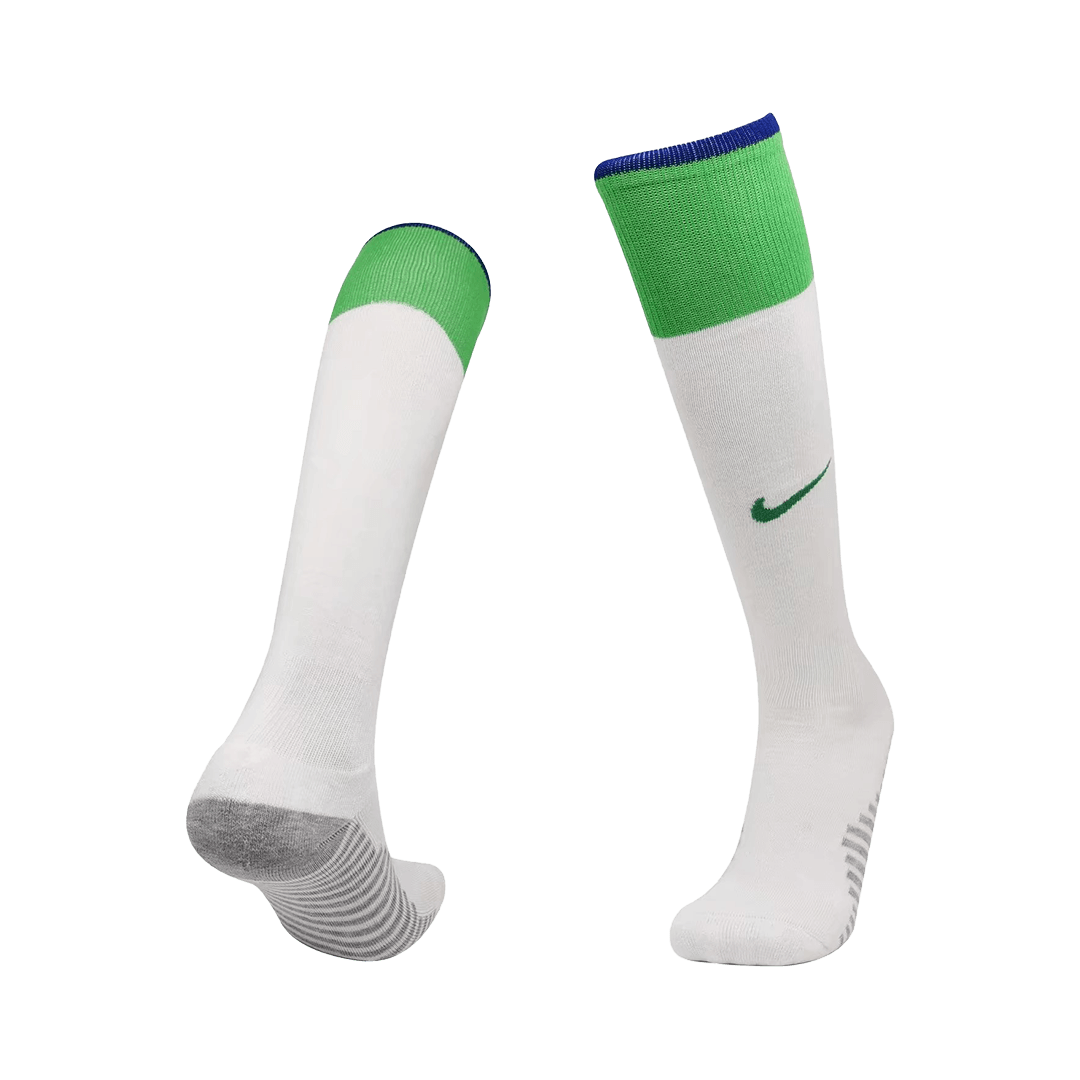 Brazil Kids Soccer Socks Home Replica World Cup 2022