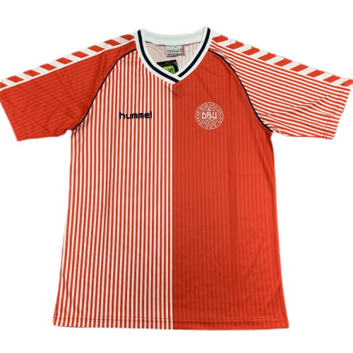 Classic Denmark Home Jersey 1986