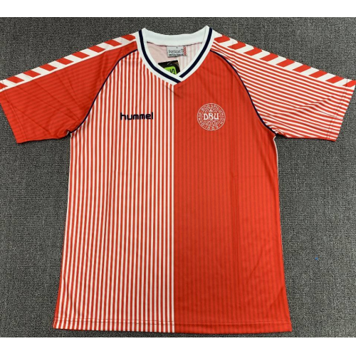 Classic Denmark Home Jersey 1986