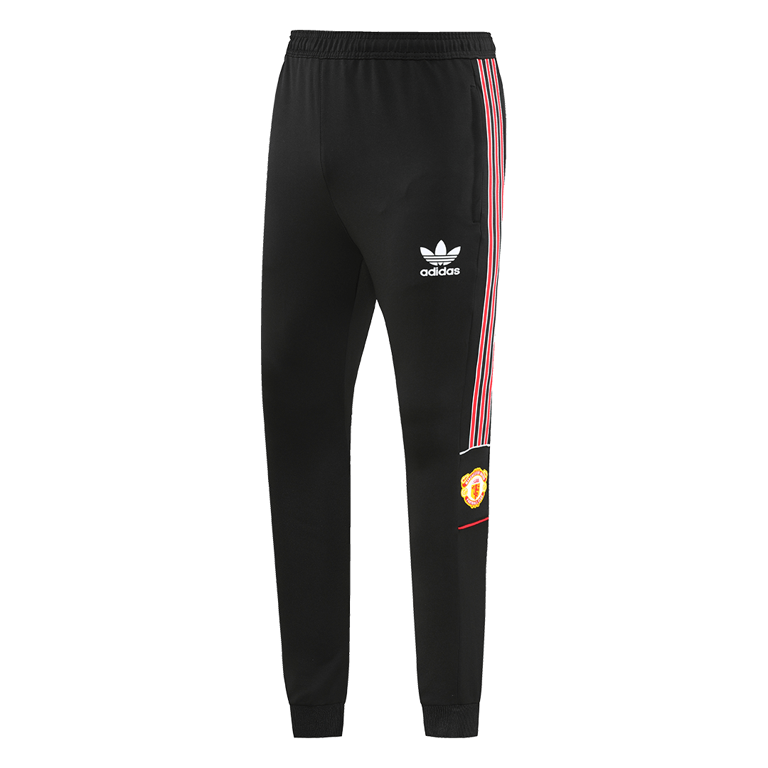 Manchester United Training Kit (Jacket+Pants) Black Replica 2022/23