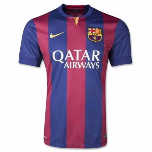 Messi #10 Retro Barcelona Home Jersey 2014/15