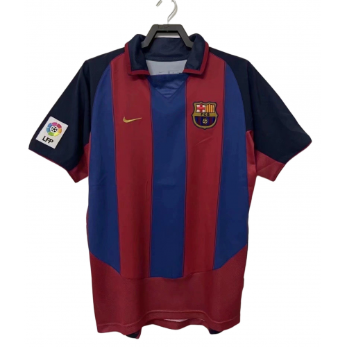 Ronaldinho #10 Retro Barcelona Home Jersey 2003/04