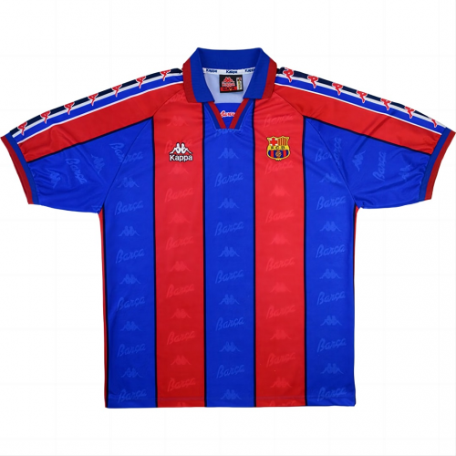 Guardiola #4 Retro Barcelona Home Jersey 1996/97