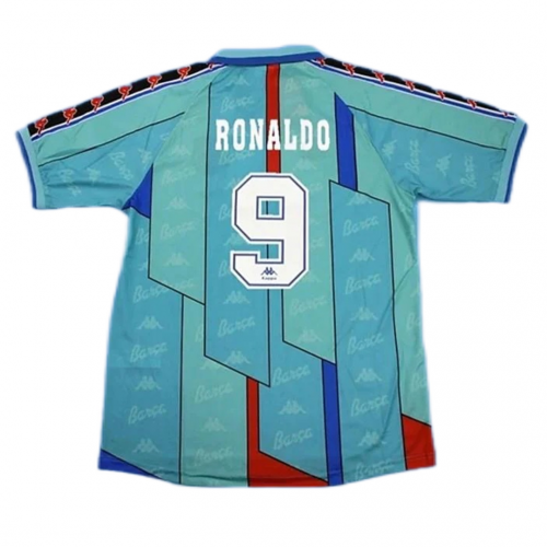 Barcelona Ronaldo #9 Retro Jersey Away 1996/97