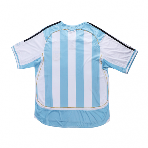 Messi #19 Retro Argentina Home Jersey World Cup 2006