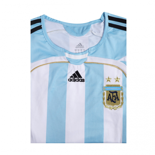 Messi #19 Retro Argentina Home Jersey World Cup 2006