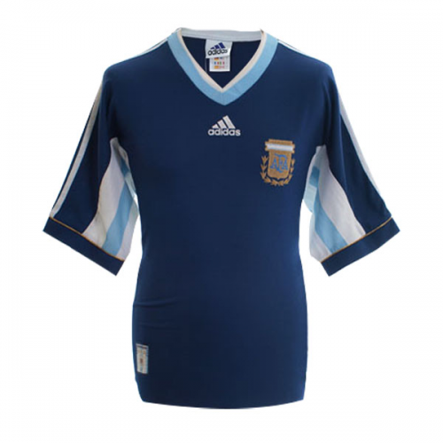 BATISTUTA #9 Retro Argentina Away Jersey World Cup 1998