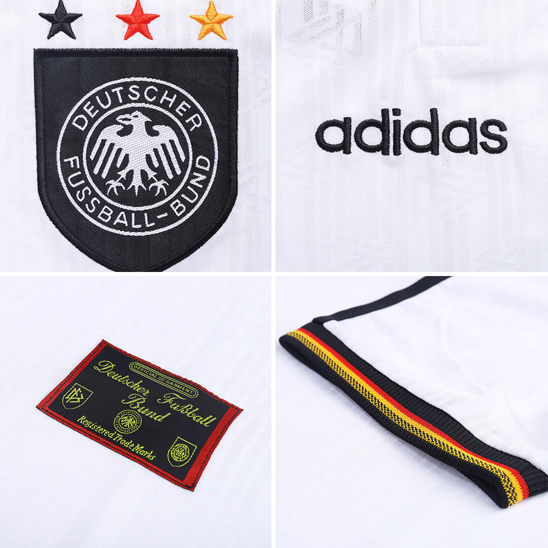 Germany KUNTZ #11 Retro Jersey Home Euro Cup 1996