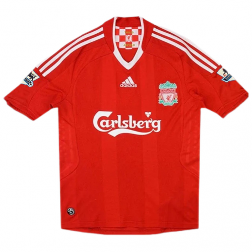 Gerrard #8 Retro Liverpool Home Jersey 2008/09