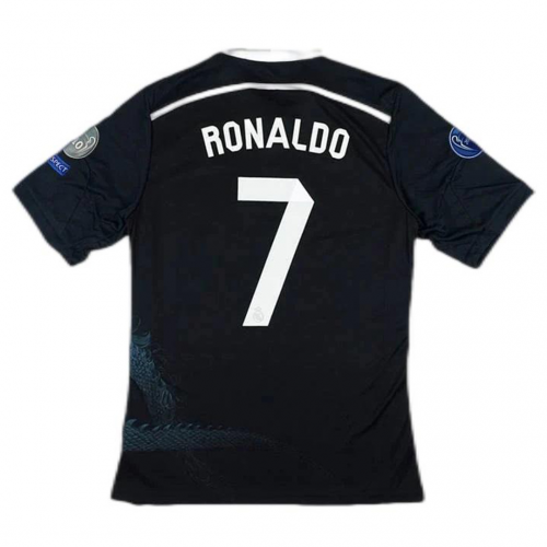 Ronaldo #7 Retro Real Madrid UCL Third Jersey 2014/15