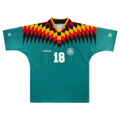 Germany KLINSMANN #18 Retro Jersey Away World Cup 1994