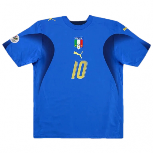 TOTTI #10 Italy Retro Home Jersey World Cup 2006