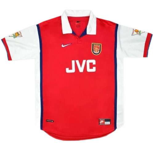 Bergkamp #10 Retro Arsenal Home Jersey 1998/99