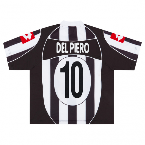 Del Piero #10 Retro Juventus Home Jersey 2002/03