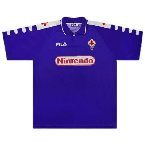 BATISTUTA #9 Retro Fiorentina Home Jersey 1998/99