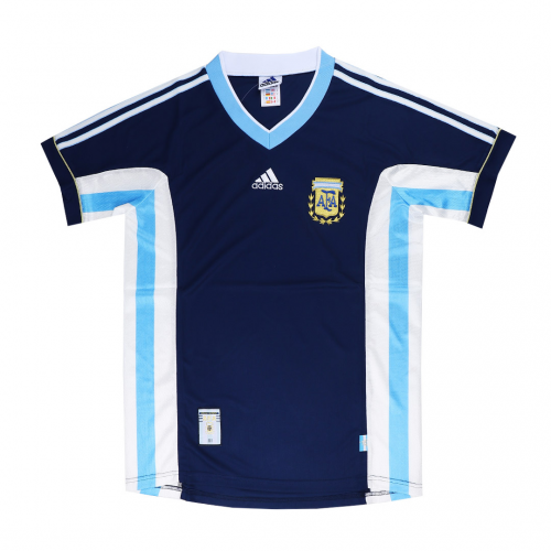 BATISTUTA #9 Retro Argentina Away Jersey World Cup 1998