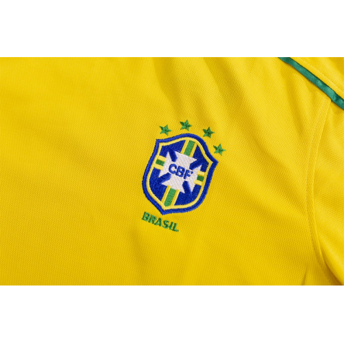 Brazil CAFU #2 Retro Jersey Home World Cup 1998