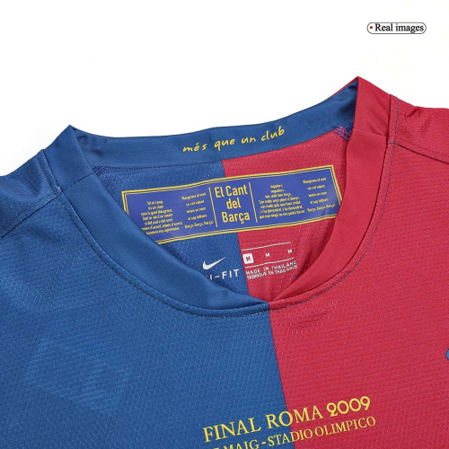 Barcelona UCL Final Retro Home Long Sleeve Jersey 2008/09