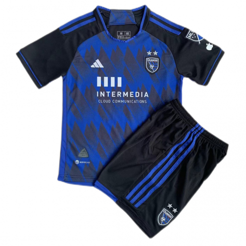 Kids San Jose Earthquakes Home Jersey Kit 2023