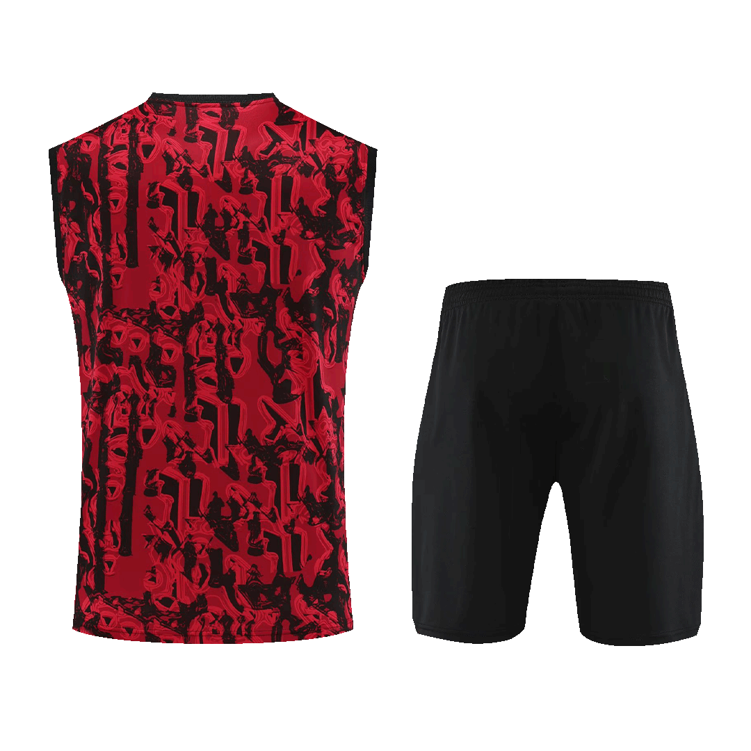 Manchester United Sleeveless Training Kit (Top+Shorts) 2023/24